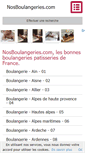 Mobile Screenshot of nosboulangeries.com